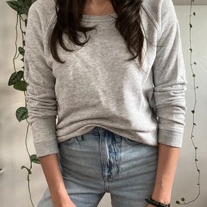 Everlane heather grey crewneck sweatshirt